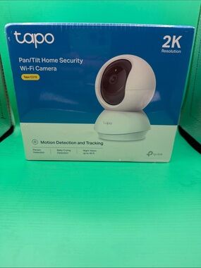 Tapo Pan/Tilt Home Security Wi‑Fi Camera — White